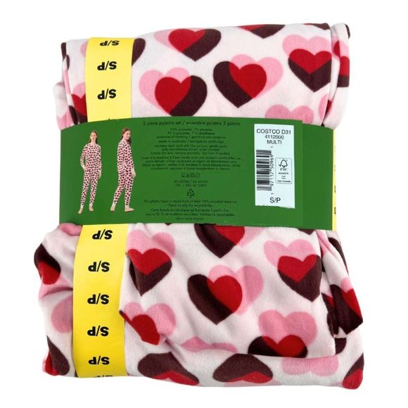 Kate Spade | Light Pink Heart Pyjama Set | 2 Pieces | Various Sizes - Picture 2 of 5